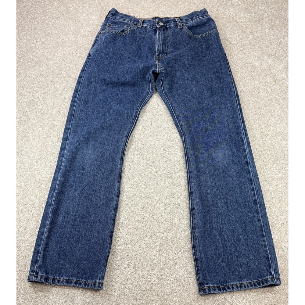 Levis 517 Bootcut Men's 32x30 Blue Denim Dark Wash Western Cotton Jeans Red Tab